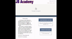Desktop Screenshot of jbacademy.com